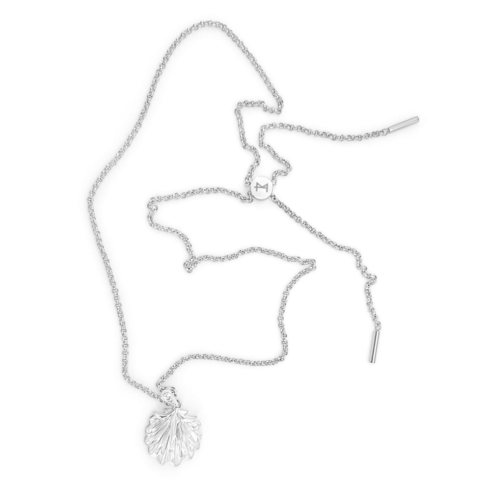 SUM of I tribal Shell Pendant #color_silver
