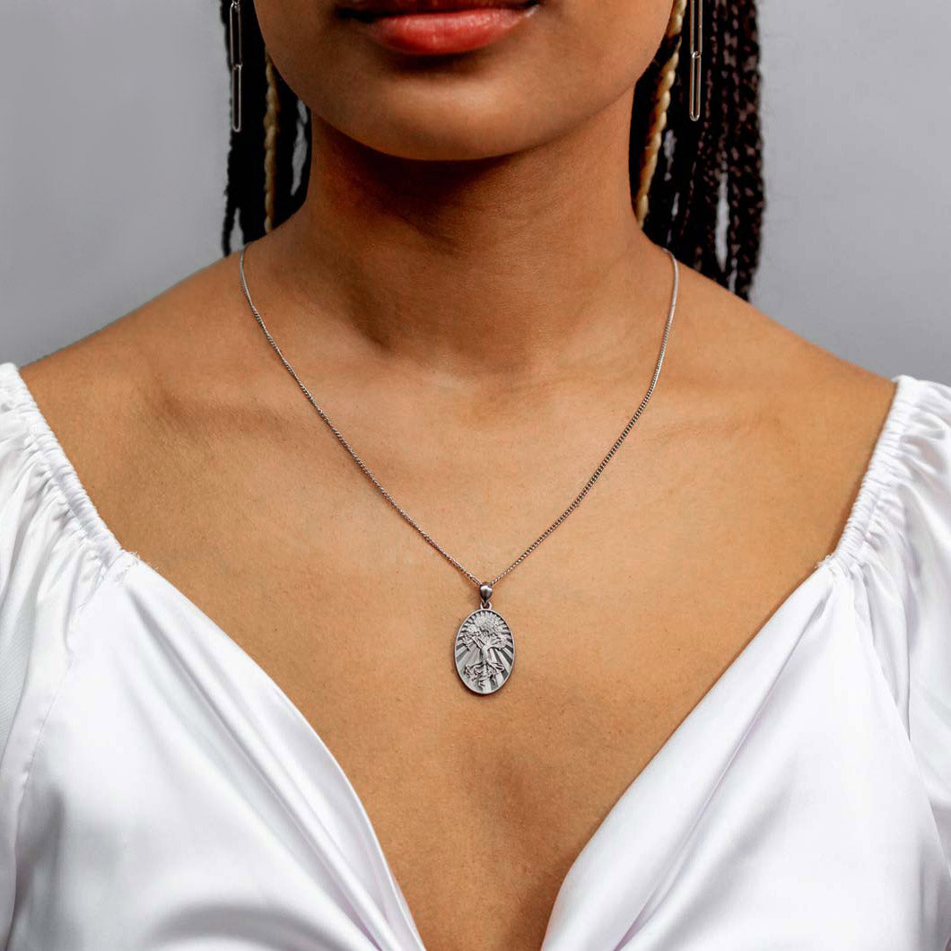 SUM of I Ténéré Oval Medal #color_silver