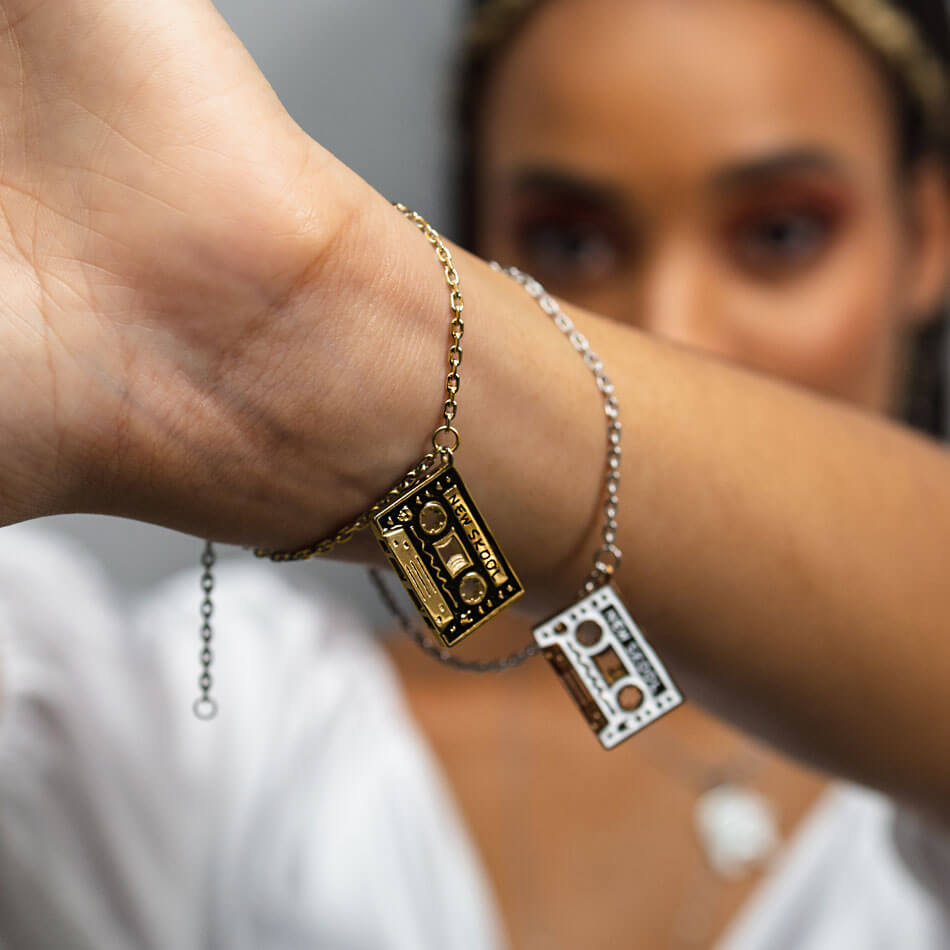 SUM of I Memphis Bracelet #color_gold and black