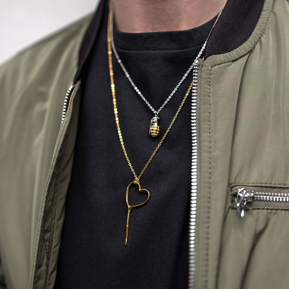SUM of I Valerien Pin Necklace #color_gold