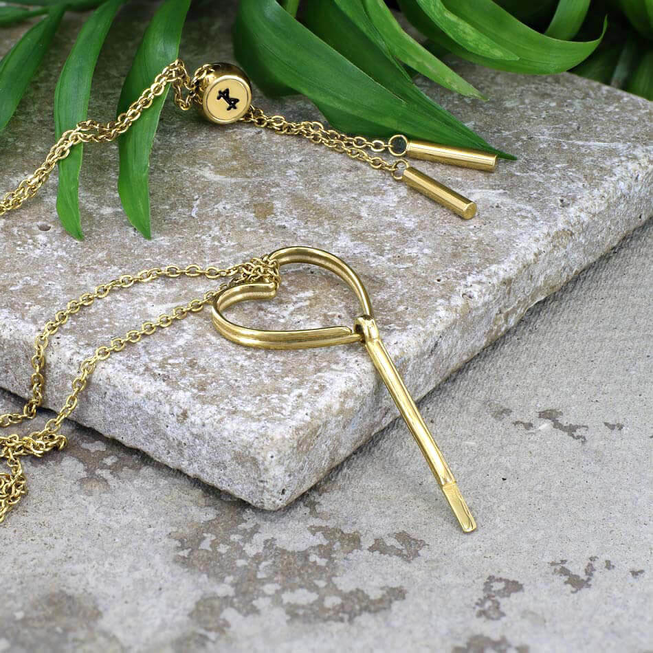 SUM of I Valerien Pin Necklace #color_gold