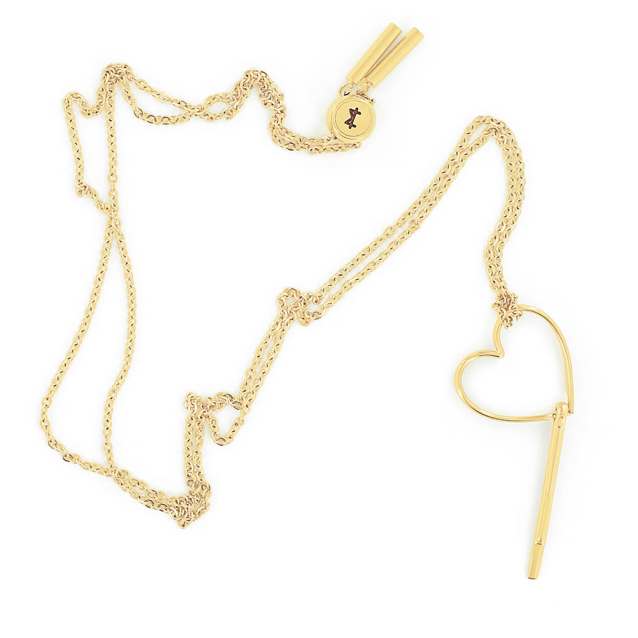 SUM of I Valerien Pin Necklace #color_gold