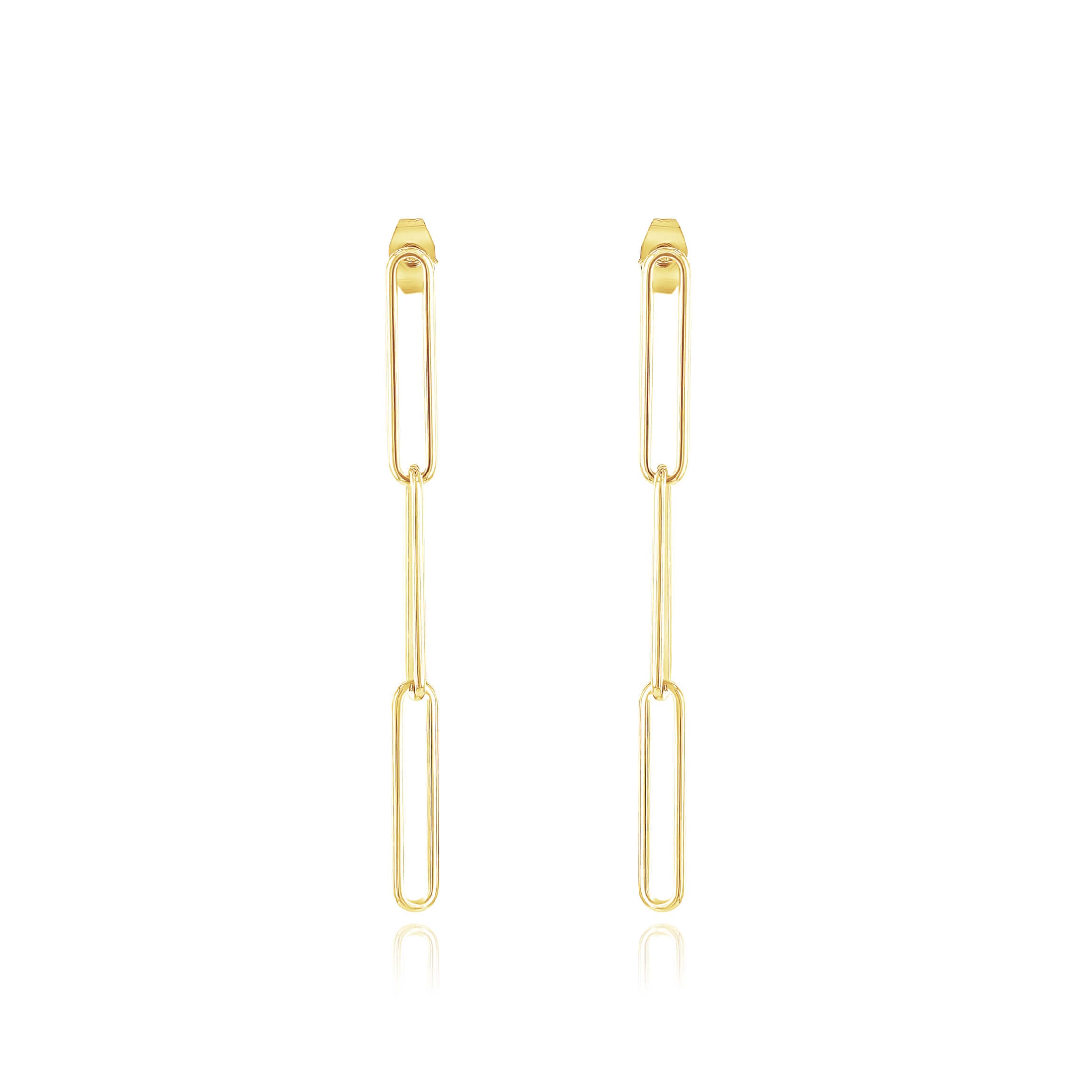 SUM of I Fulton Chain Drop Earring #color_gold