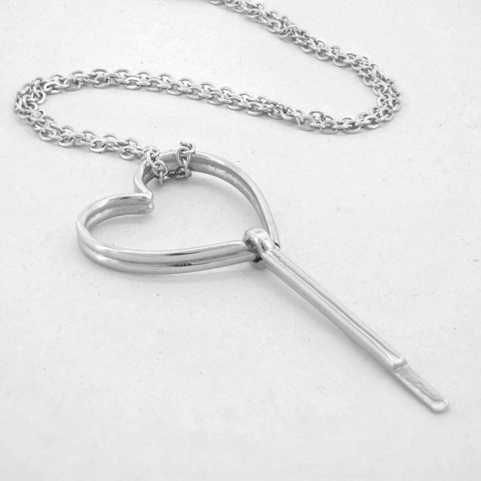 SUM of I Valerien Pin Necklace #color_silver