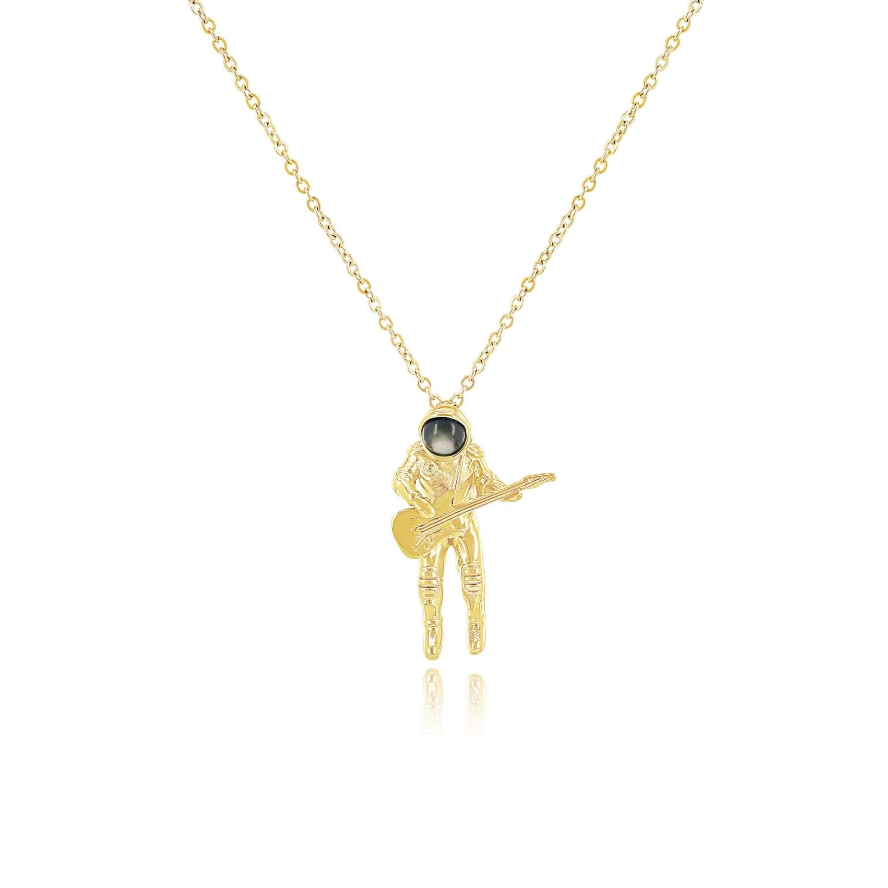 SUM of I Europa Pendant #color_gold and grey