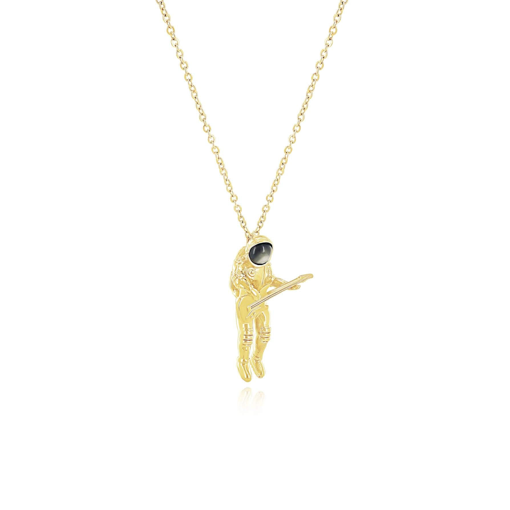 SUM of I Europa Pendant #color_gold and grey
