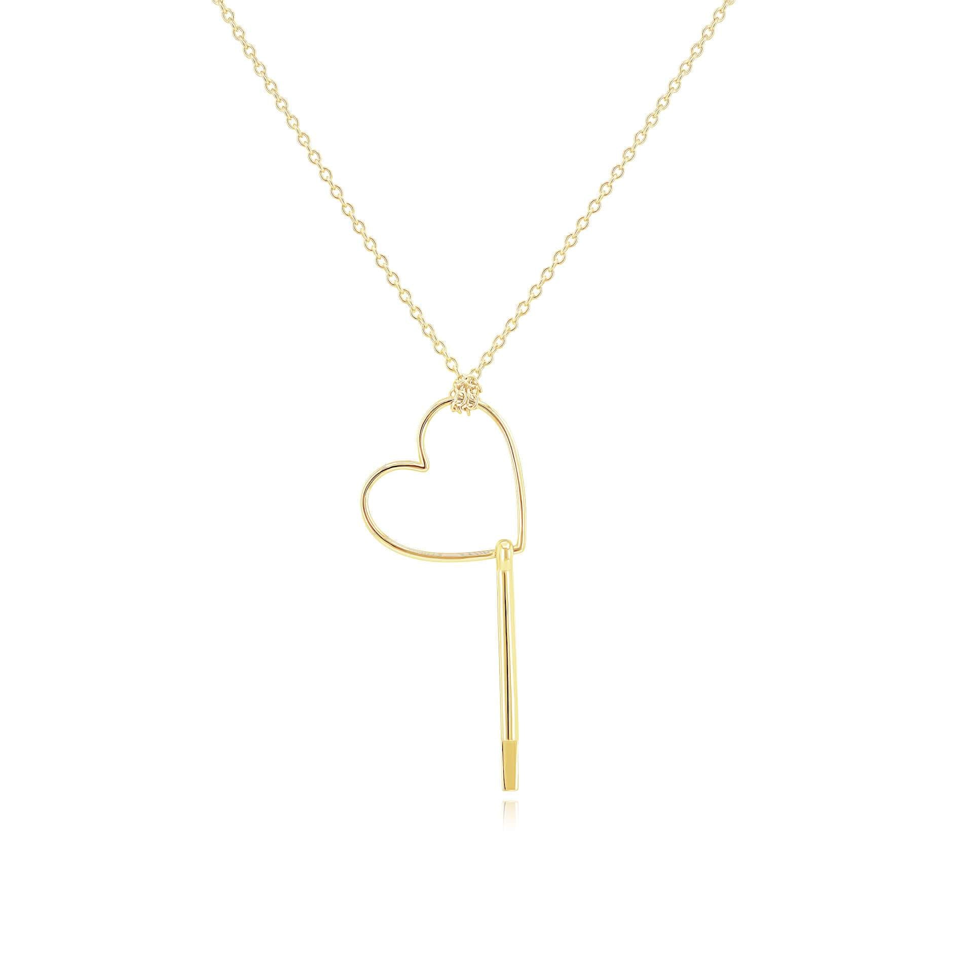SUM of I Valerien Pin Necklace #color_gold