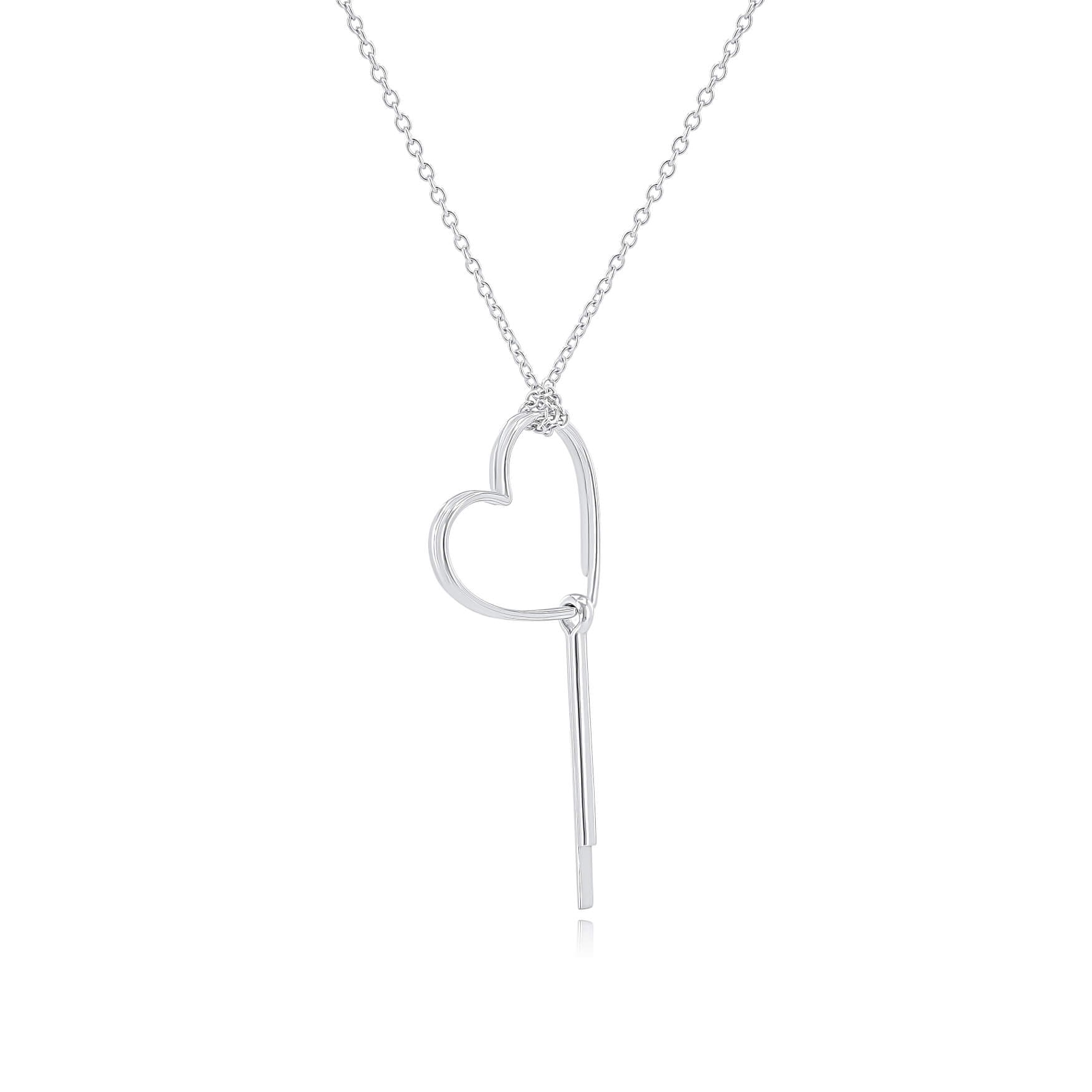 SUM of I Valerien Pin Necklace #color_silver