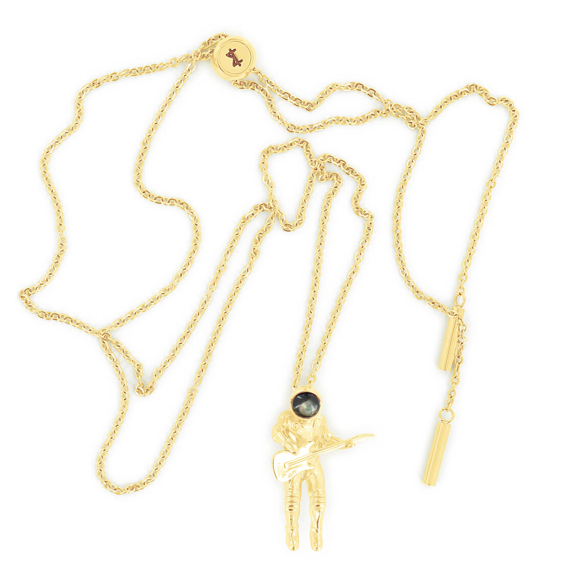 SUM of I Europa Pendant #color_gold and grey