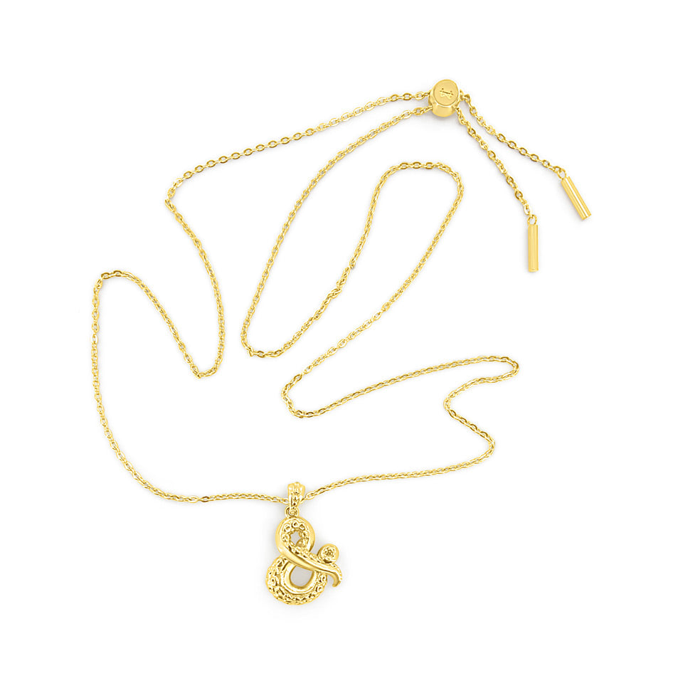 SUM of I Unisex Toyama & Pendant with Chain #color_gold