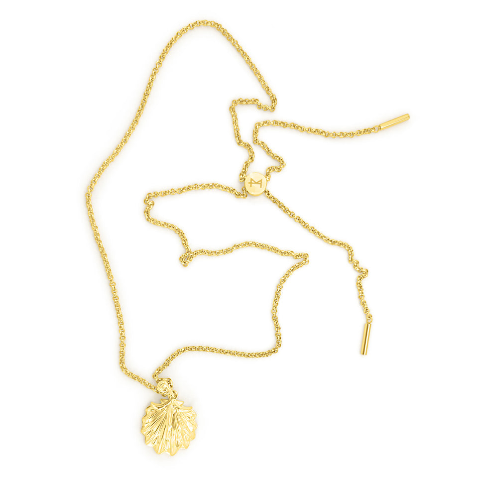 SUM of I tribal Shell Pendant #color_gold