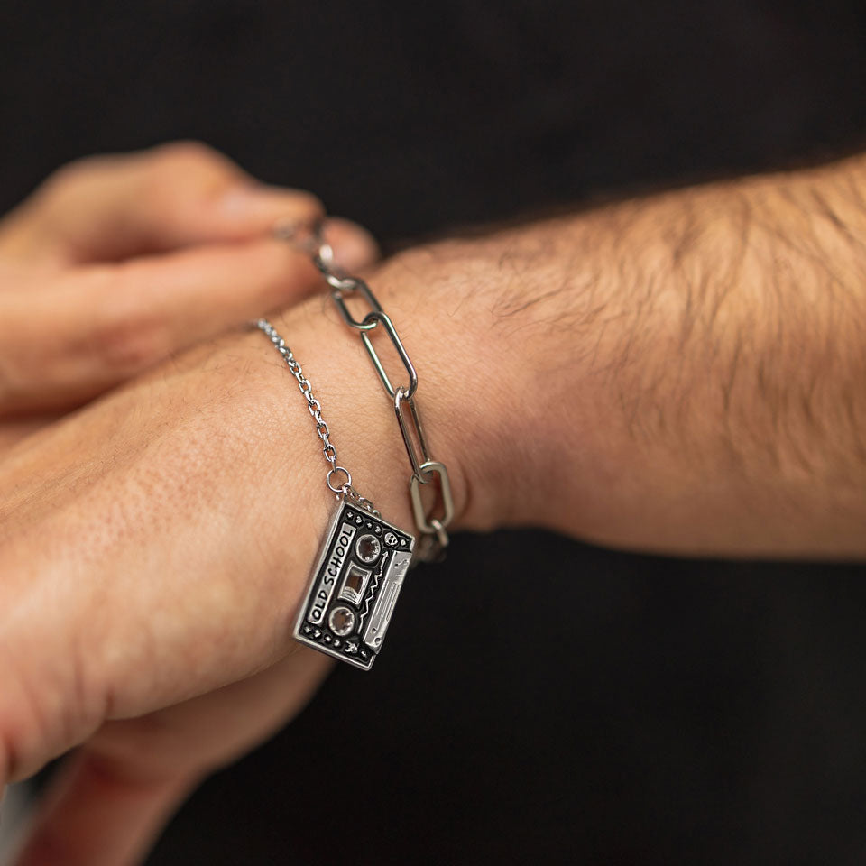 SUM of I Memphis Bracelet #color_silver and black