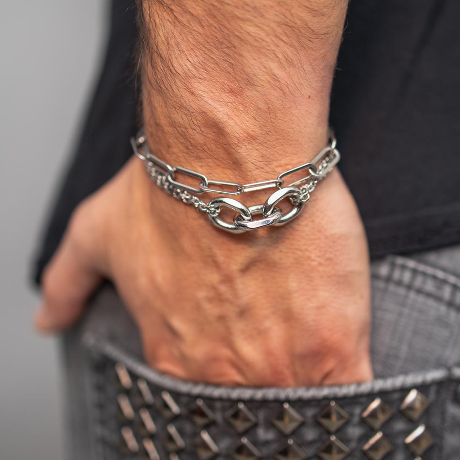 SUM of I Lyon Bracelet #color_silver