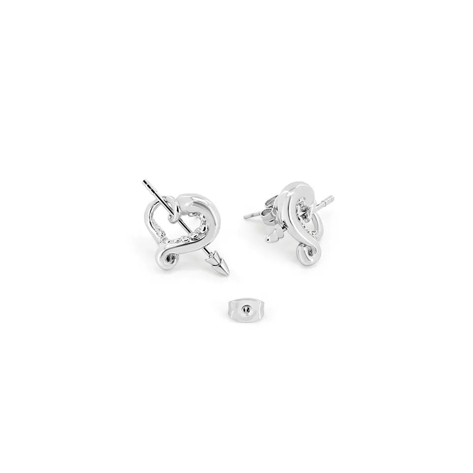 SUM of I Toyama Heart Kraken Stud Earrings #color_silver