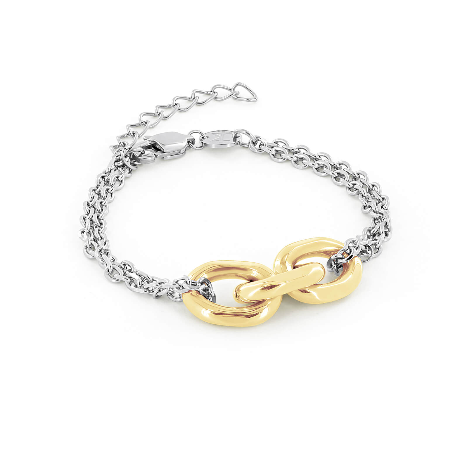SUM of I Lyon Bracelet #color_silver and gold