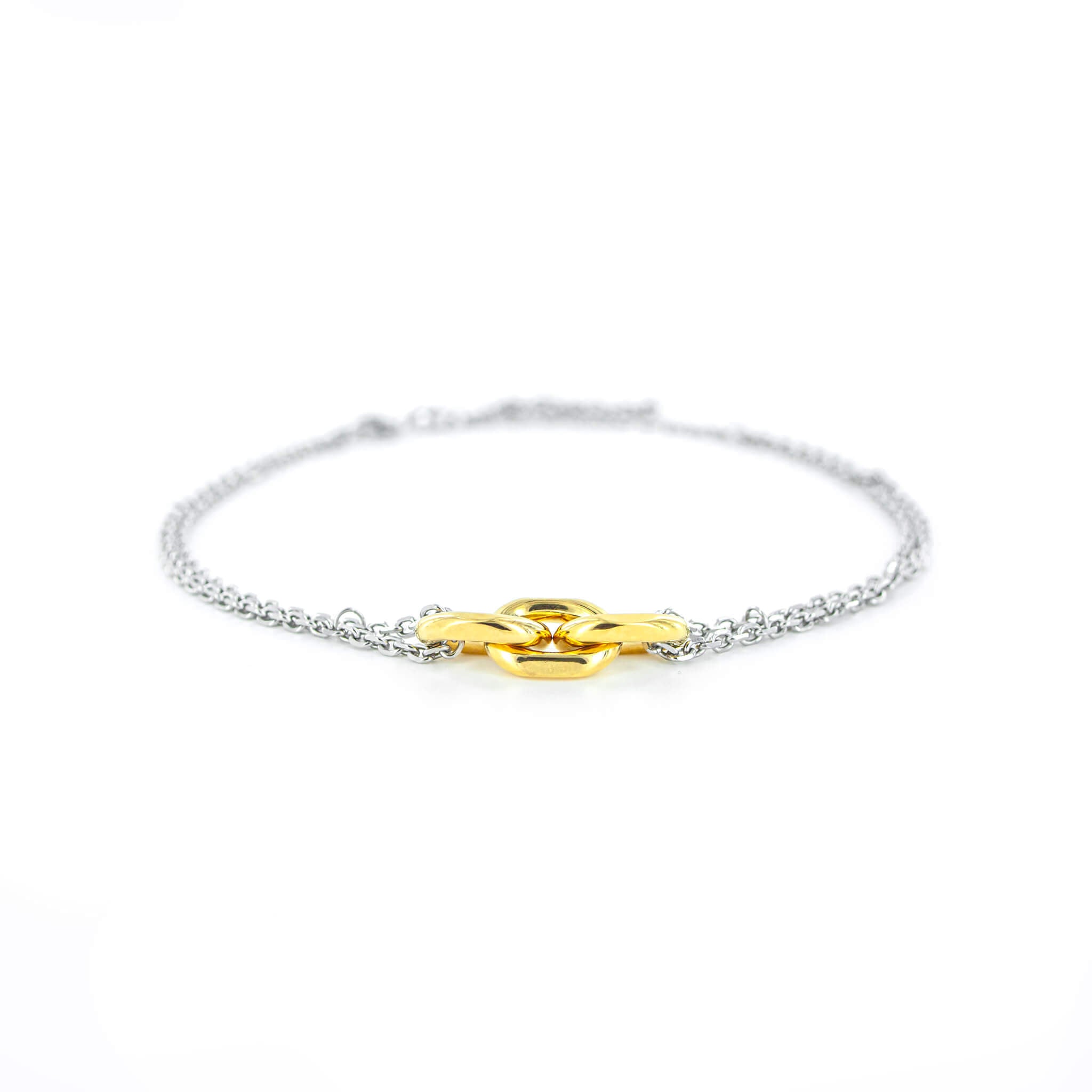SUM of I Lyon Choker Necklace #color_silver and gold