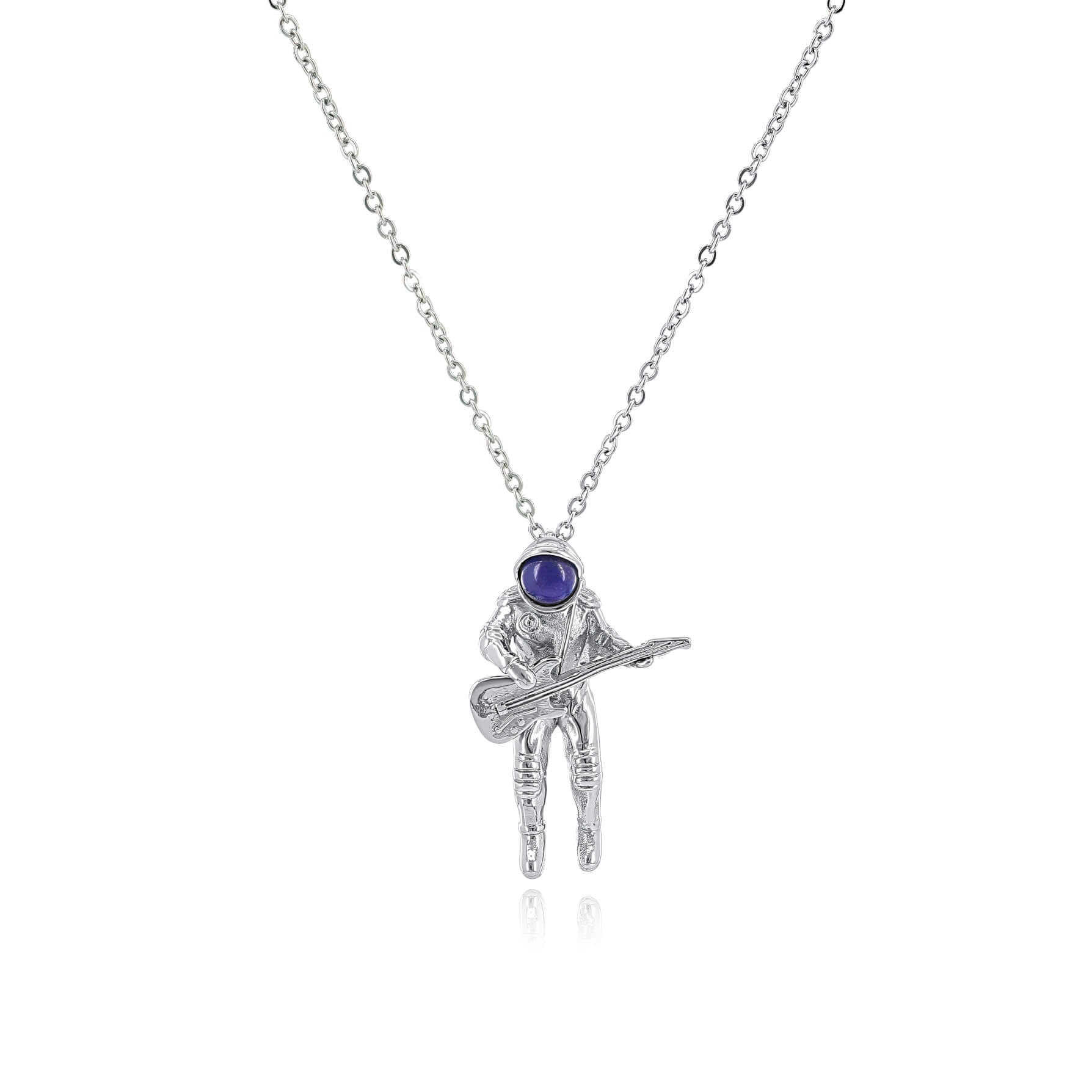SUM of I Europa Pendant #color_silver and blue