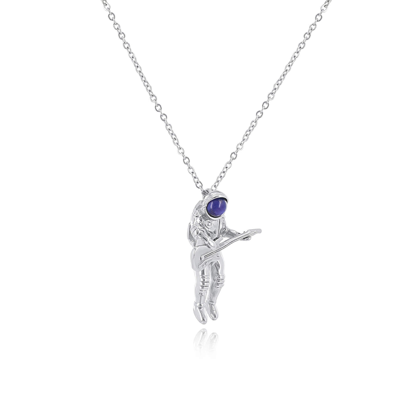 SUM of I Europa Pendant #color_silver and blue