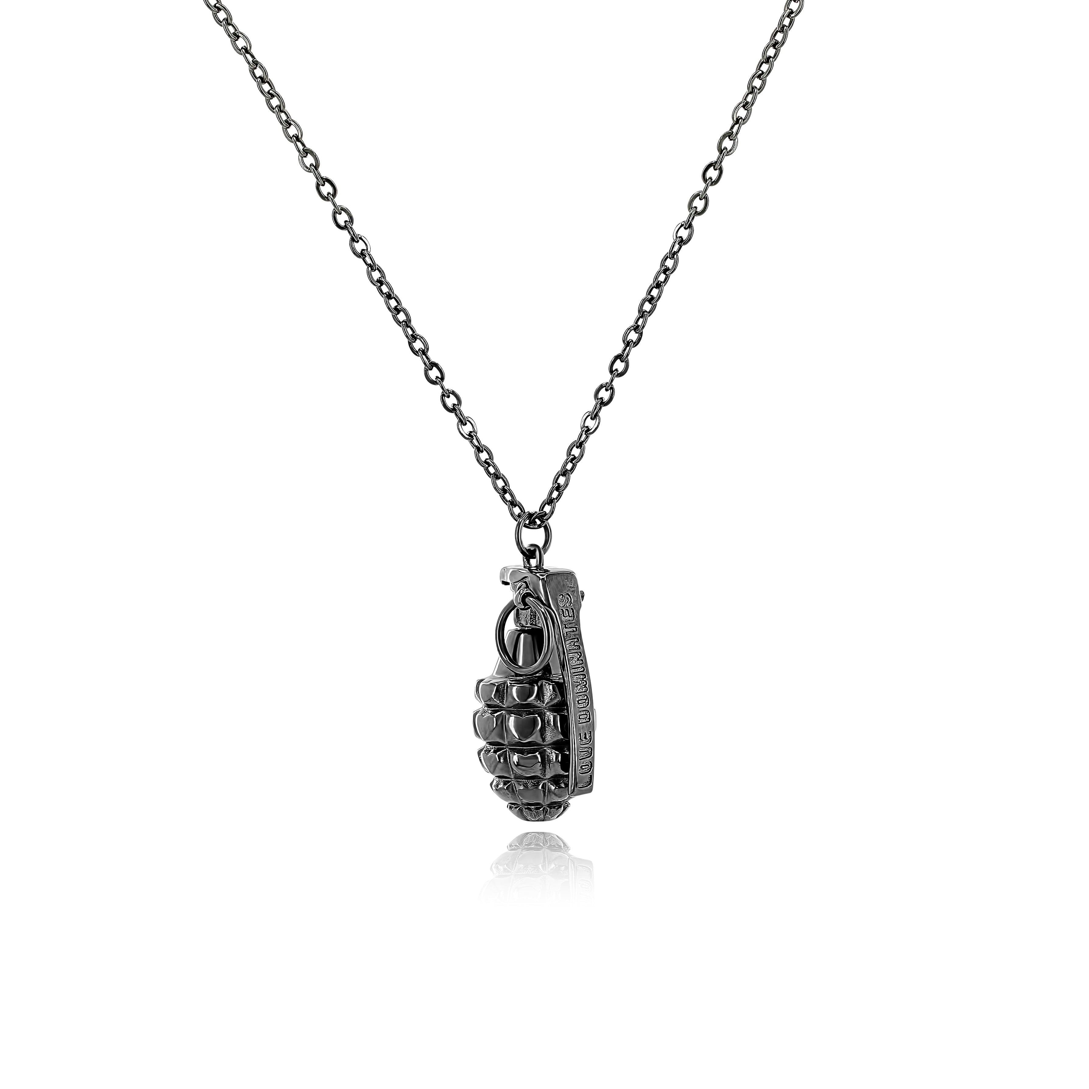 SUM of I Bethel Love Pendant #color_black metal