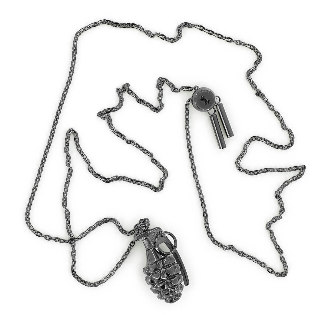 SUM of I Bethel Love Pendant #color_black metal