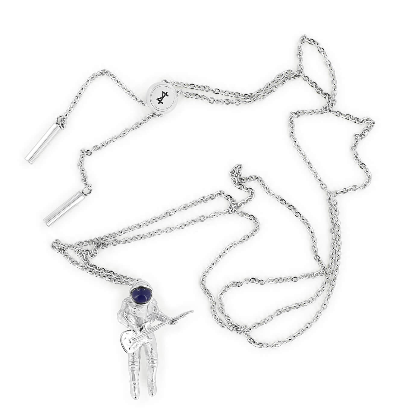 SUM of I Europa Pendant #color_silver and blue