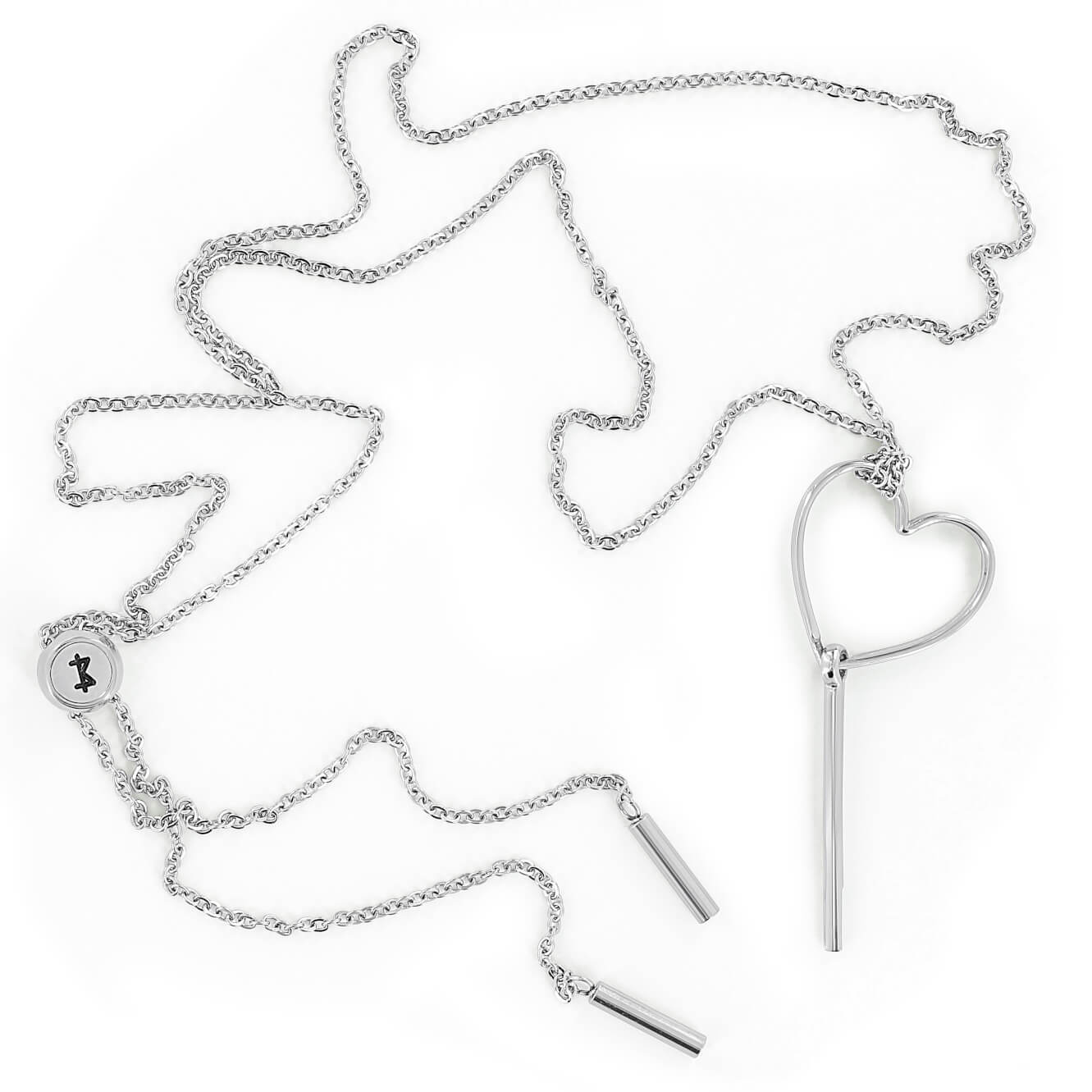 SUM of I Valerien Pin Necklace #color_silver