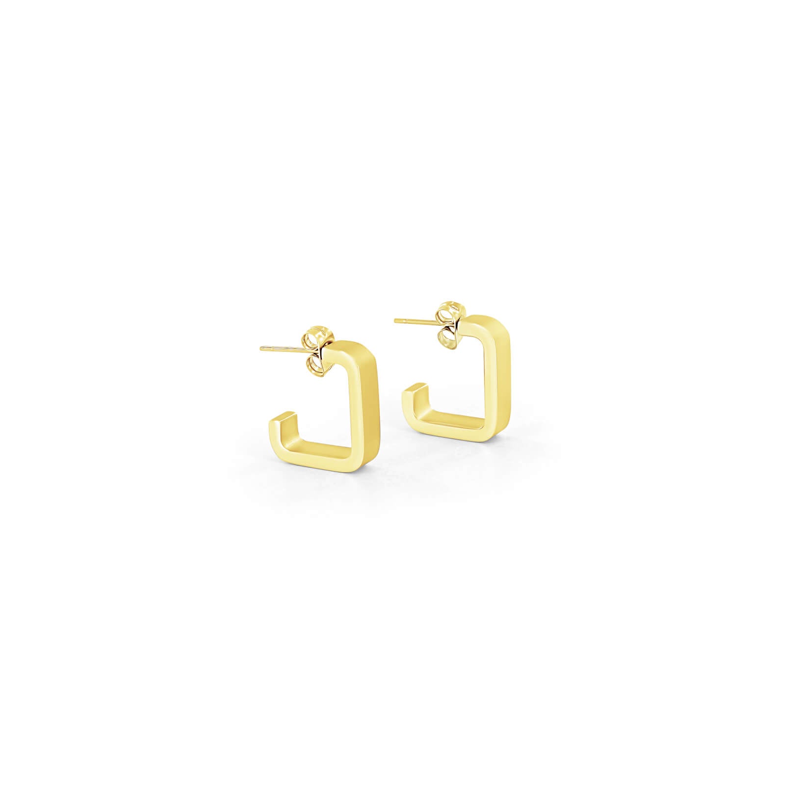 SUM of I Sosno Square Mini Hoops #color_gold