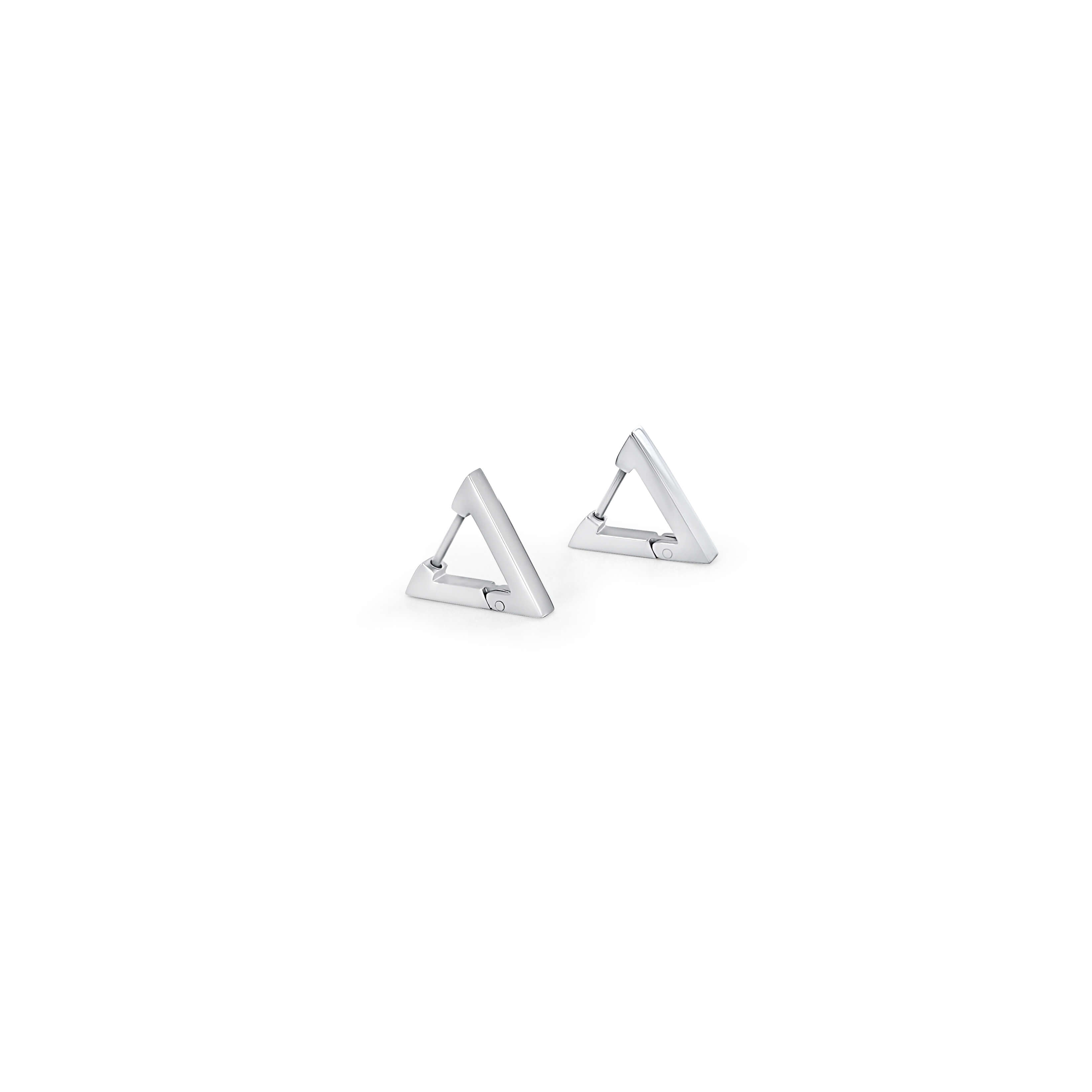 SUM of I Sintra Triangle Mini Hoops #color_silver
