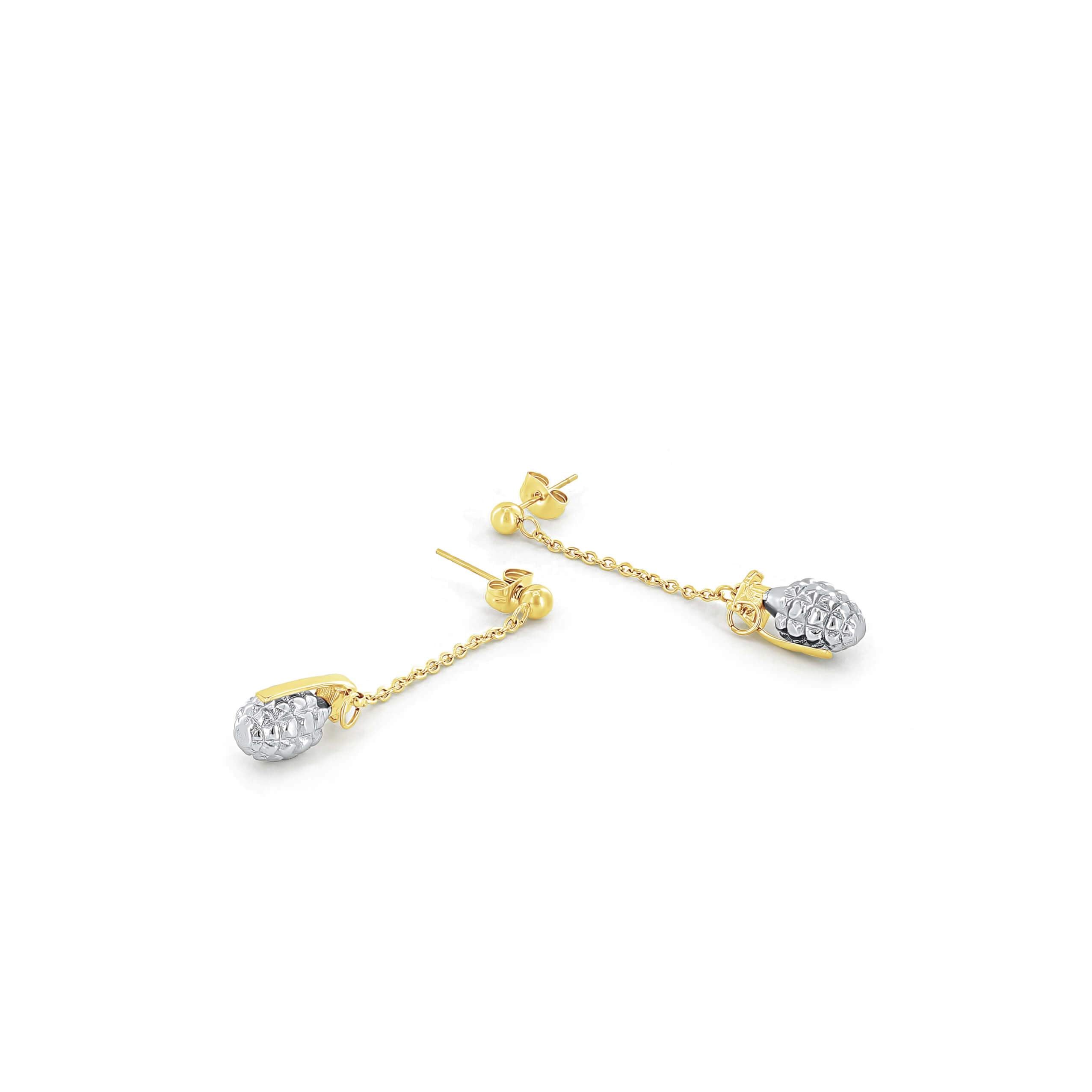 SUM of I Drop Earrings #color_Silver and Gold