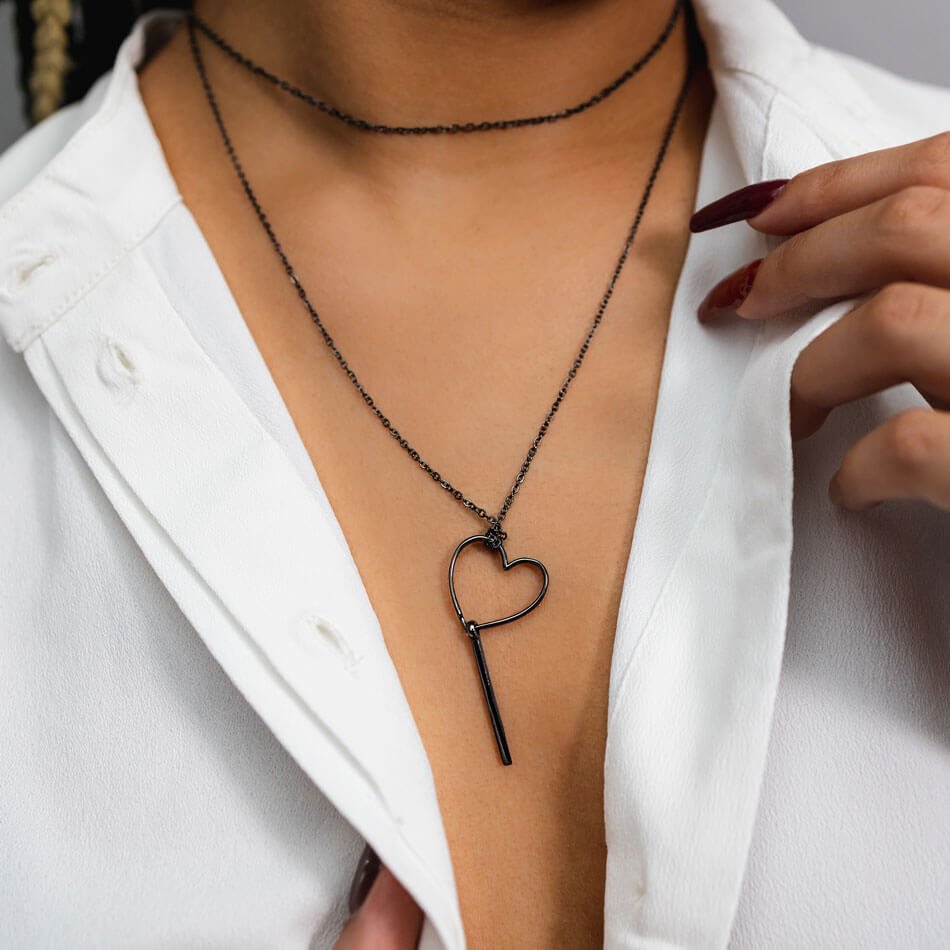 Valerien Pin Necklace - Image 3