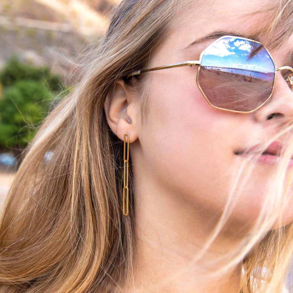 Fulton Chain Drop Earring - Image 9